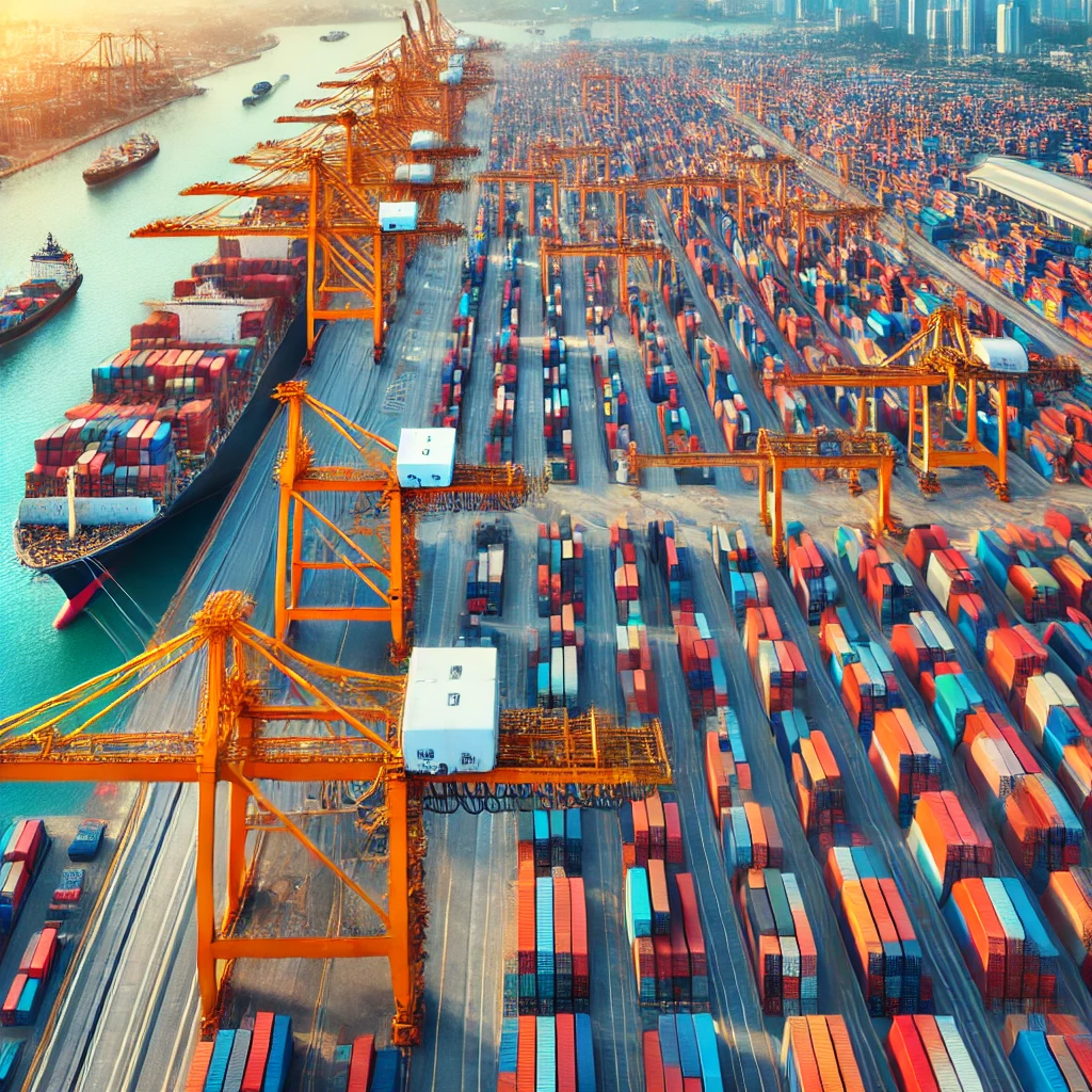 إدارة العمليات في محطات الحاويات